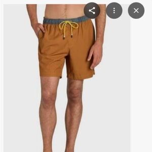 Neff Black Tee and Brown Shorts Combo